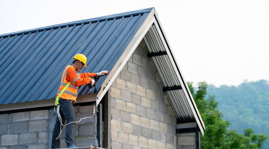 Professional metal roof installation in McLeod, MT